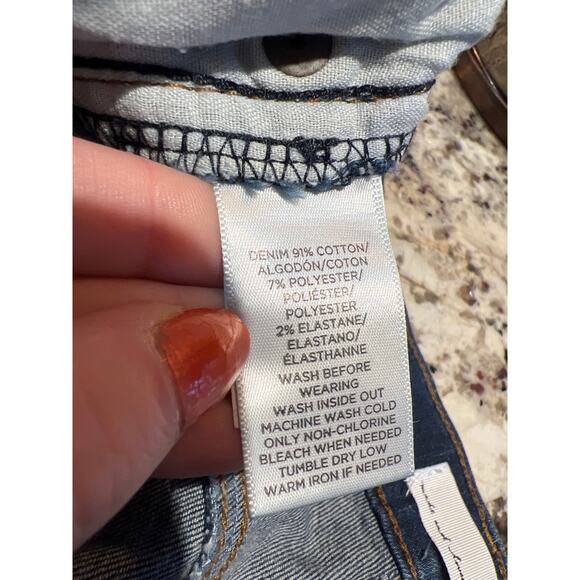 Ann Taylor Loft Jeggings Women’s 10/30 Dark Wash Skinny Stretch Jeans Comfy - Picture 5 of 6